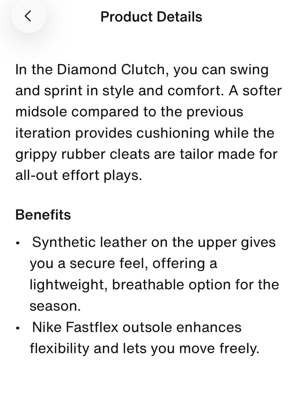 Nike Diamond Clutch Big Kids' Baseball Cleats - Picture 6 of 15